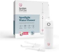 🚿 enhance your oral health with the spotlight oral care water flosser logo