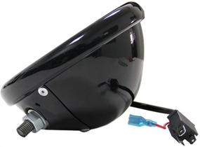 img 4 attached to 🏍️ SKUNTUGUANG Чёрный фаровой корпус диаметром 5,75 дюйма с светодиодным фонарем для Harley Davidson: улучшенная видимость и стиль