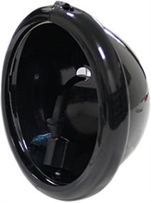 img 3 attached to 🏍️ SKUNTUGUANG Чёрный фаровой корпус диаметром 5,75 дюйма с светодиодным фонарем для Harley Davidson: улучшенная видимость и стиль