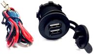 🔌 convenient usb charger port outlet: upgrade your golf cart with 12v compatibility for ezgo, club car, and yamaha models logo