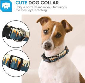 img 3 attached to 🐶 Adjustable Soft Puppy Collars for Small, Medium, and Large Dogs - Timos Dog Collar with Sturdy Metal Buckle