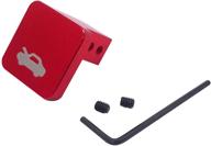 red billet aluminum hood latch release handle cable repair kit for crv 1997-2006, element 2003-2011, ridgeline 2006-2014, civic 1996-2011 logo