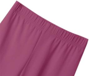 img 2 attached to 🩲 Flaryzone Soft Stretchy Cotton Tights Leggings for Toddler & Little Girls - 2-Pack/3-Pack