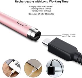img 1 attached to 🖊️ Enhance Your iPad Experience with the Homagical Active Stylus Pen – Rechargeable and Compatible with Apple iPad, Ideal for Touch Screens, Fine Point 1.5mm Capacitive iPad Pen Tablet. Includes Pen Bag and Anti-friction Glove