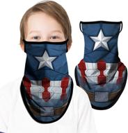 🧣 venswell kids neck gaiter mask with ear loops: reusable bandana face cover for boys, girls, and youth at school and sports logo