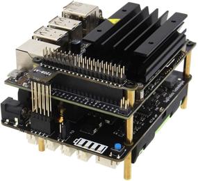 img 1 attached to 🔋 Geekworm T208 6-Cell 18650 UPS: Efficient Power Management Expansion Board with AC Power Loss Detection & Safe Shutdown for Jetson Nano - Max 5.1V 8A Output