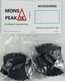 img 1 attached to 👣 Enhance your Nordic Walking experience with Mons Peak IX Rubber Tips (4-Pack)