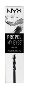 img 1 attached to 🔥 Тушь для ресниц NYX Professional Makeup Propel My Eyes, Черный Джет: Объем и Определение на весь день - 0,28 унции.