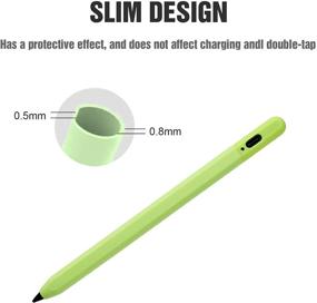 img 2 attached to Case For Stylus Pen Silicone Stylus Pen Cover Holder Anti-Slip Stylus Pen Sleeve Compatible With Type C Charging Port Stylus Pen