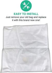 img 2 attached to Crucial Vacuum Replacement Cloth Bags - Compatible with Kenmore Part # 433934, 20-5055, 20-50557, 02050557000, 20-50558, 609307 - Perfect for Type C and Type Q Models - Fits Kenmore 360 Canister Vacuum (3 Pack)