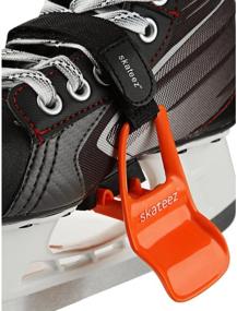 img 3 attached to 🛹 Skateez Skate Trainers - Orange for Skaters weighing up to 80 pounds