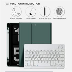 img 2 attached to Detachable Wireless Bluetooth Keyboard Pencil Tablet Accessories