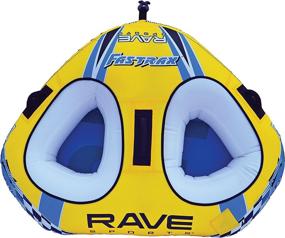 img 4 attached to 🚤 Fastrax 2-Rider Towable: Unleash the Ultimate Thrill on the Water with RAVE Sports 02648