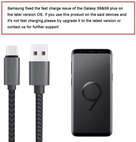 img 3 attached to 🔌 High-Speed USB Type C кабель 3 фута 3Pack от Ailun - Зарядка и синхронизация Galaxy s20, s20+, S20Ultra, S10 Plus и другие - серебристый черный серый