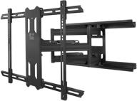 улучшите свой телевизионный опыт с помощью крепления kanto full motion flat panel tv mount, цвет: черный (px600) логотип