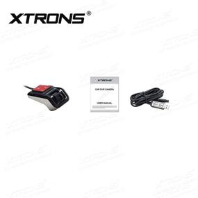 img 2 attached to 🚗 XTRONS Full HD 1080P Car DVR Road Video Recorder: Capture Your Drive with 140° Wide Angle and Loop Recording