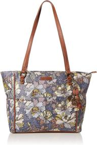 img 4 attached to Sakroots Metro Tote Grey Treehouse Women's Handbags & Wallets for Satchels