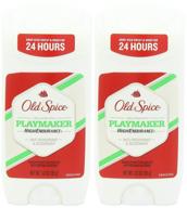 🏆 old spice high endurance playmaker scent, invisible solid antiperspirant deodorant, 3 ounce (pack of 2) logo