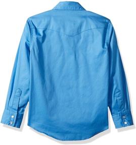 img 1 attached to 👕 Premium Wrangler Sleeve Western Chambray X Large Boys' Clothing - Stylish and Durable Apparel for Fashionable Boys