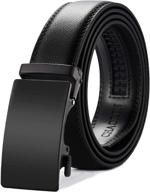 👔 genuine leather ratchet cinturones: adjustable men's accessories at their finest logo