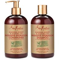 🍯 sheamoisture hydration shampoo & conditioner set with manuka honey & mafura oil - 13 fl. oz. each (pack of 2) logo