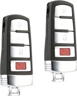 🔑 enhance your vw passat's security with smart key fob remote shell case – set of 2 (2006-2010 hlo3c0959752n) logo