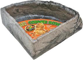 img 1 attached to 🦎 Large Reptile Rock Corner Water Dish by Zoo Med KB-40