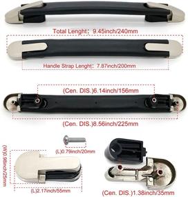 img 1 attached to Enhance Your Travel Experience with BQLZR Suitcase Luggage Flexible Replacement Travel Accessories