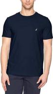 stylish nautica sleeve t shirt in bright medium: perfect fit for men! logo