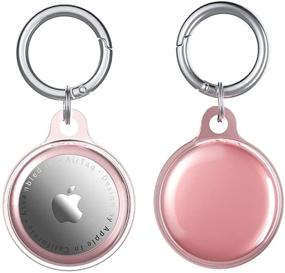 img 3 attached to 🔒 Dezem 2Pack Protect Case and Keychain for Airtag 2021: Keep Your Airtags Secure with Closed TPU Airtag Loop Holder