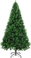 🎄 mupera christmas tree 5.5ft - realistic artificial christmas tree for home & office decor, 850 branch tips, pvc xmas pine tree - 2021 new arrival! логотип