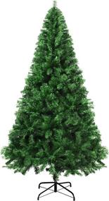img 4 attached to 🎄 Mupera Christmas Tree 5.5ft - Realistic Artificial Christmas Tree for Home & Office Decor, 850 Branch Tips, PVC Xmas Pine Tree - 2021 New Arrival!
