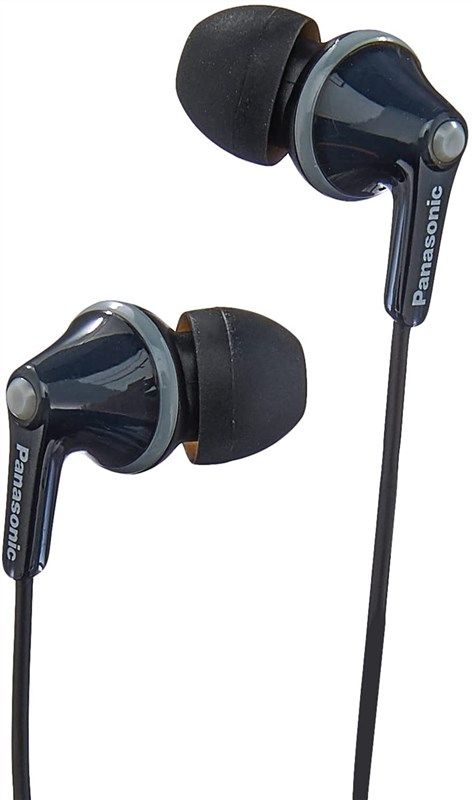 panasonic wired earphones black rp hje125e k 标志
