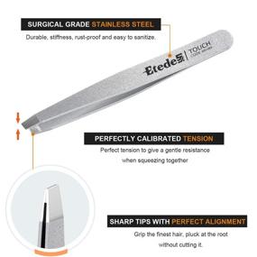 img 1 attached to Tweezers Appearance Workmanship Professional Stainless 1Eyebrow