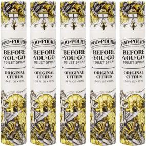 img 2 attached to 💩 Poo-Pourri Original Citrus 10mL 5 Pack: Odor-Free Solution for Perfect Bathroom Fragrance