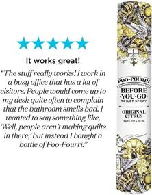 img 1 attached to 💩 Poo-Pourri Original Citrus 10mL 5 Pack: Odor-Free Solution for Perfect Bathroom Fragrance