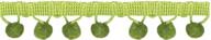 🍋 wright products lime fizz ball fringe - 12 yards, 1-1/8" wide logo