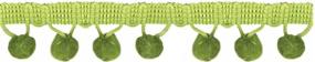 img 1 attached to 🍋 Wright Products Lime Fizz Ball Fringe - 12 Yards, 1-1/8" Wide