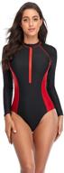 clear wind women's sleeve swimsuit - women's swimwear & cover ups logo