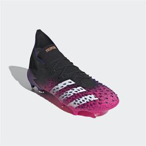 img 2 attached to Metallic Men's Adidas Predator Ground Soccer Shoes