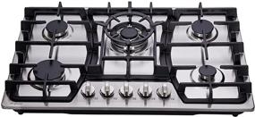 img 4 attached to Конвертируемая плита из нержавеющей стали Hotfield Cooktop