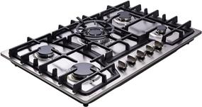 img 2 attached to Конвертируемая плита из нержавеющей стали Hotfield Cooktop