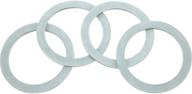 🔒 4-pack oster and osterizer blender sealing ring gaskets – o-ring gasket seal, o-gasket rubber compatible with blender logo