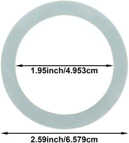 img 3 attached to 🔒 4-Pack Oster and Osterizer Blender Sealing Ring Gaskets – O-Ring Gasket Seal, O-Gasket Rubber Compatible with Blender