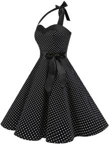 img 3 attached to DRESSTELLS Rockabilly Small White Dot