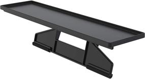 img 4 attached to 🖥️ 2-Pack Monitor Top Shelf Mounts: Enhanced Office Desk Partition Storage Stand for TV and Computer Monitor