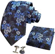 cangron paisley necktie pocket cufflinks: classy accessories for the fashionable gentleman logo