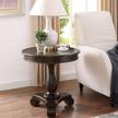 roundhill furniture round pedestal espresso furniture for living room furniture logo