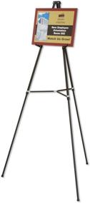 img 4 attached to 👍 Quartet Flip Chart / Display Easel: 66 Inches Max Height, 20 Lbs Max Weight, Black Aluminum (48ETL) - Versatile Presentation Stand for Professionals!