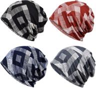 🧣 women's knit chemo caps - fashion beanie headwear for cancer patients with scarf option logo